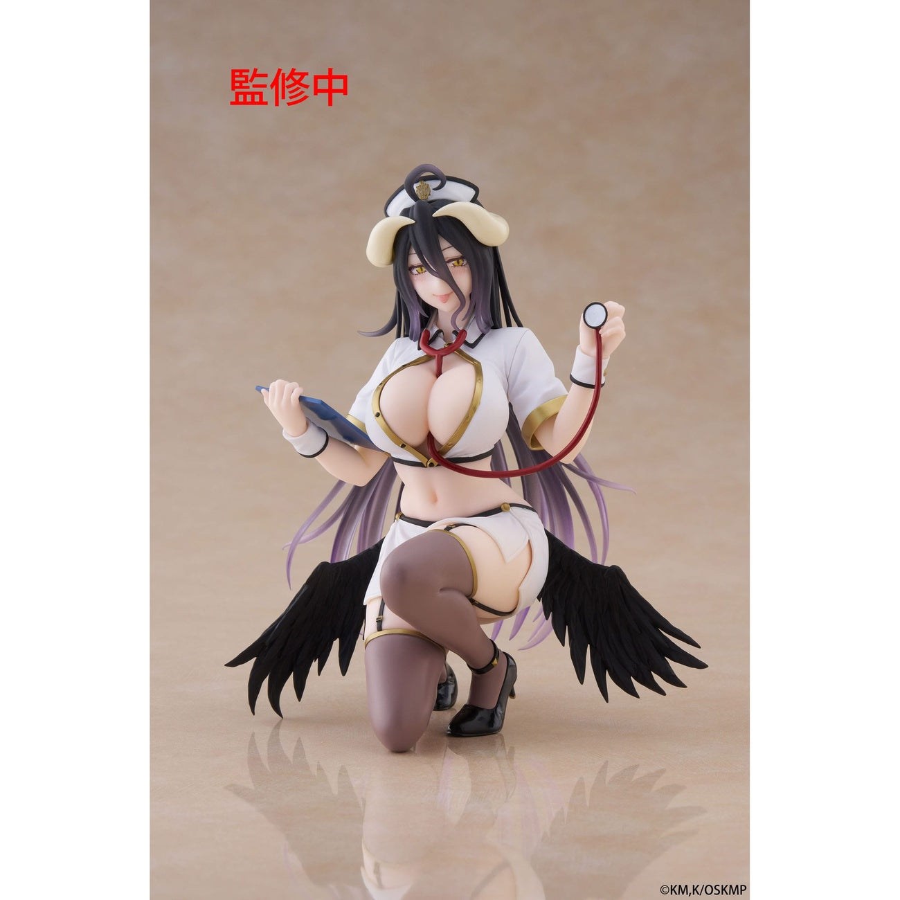 Product image Overlord PVC Statue Desktop Cute Figure Albedo Nurse Ver. Renewal 13 cm