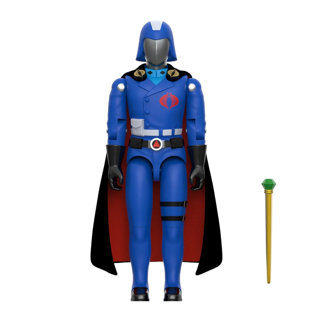 Zdjęcie produktu GI Joe figurka akcji ReAction+ Wave 06 Cobra Commander (Movie, Black Cape) 10 cm