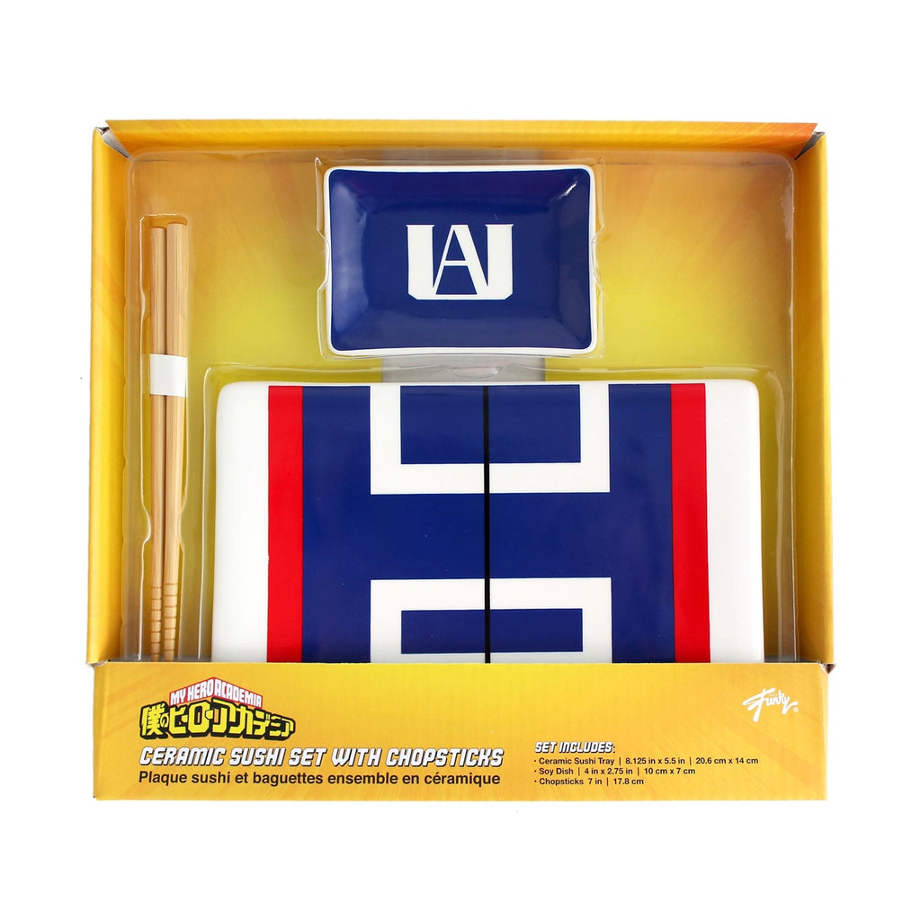 Product image My Hero Academia Ceramic Sushi Set with Chopsticks UA