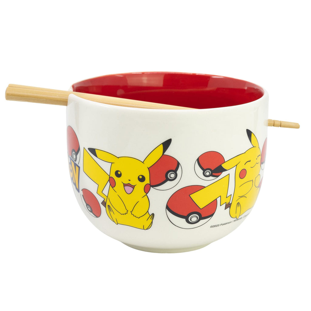 Zdjęcie produktu Miska ramen Pokémon z pałeczkami Face