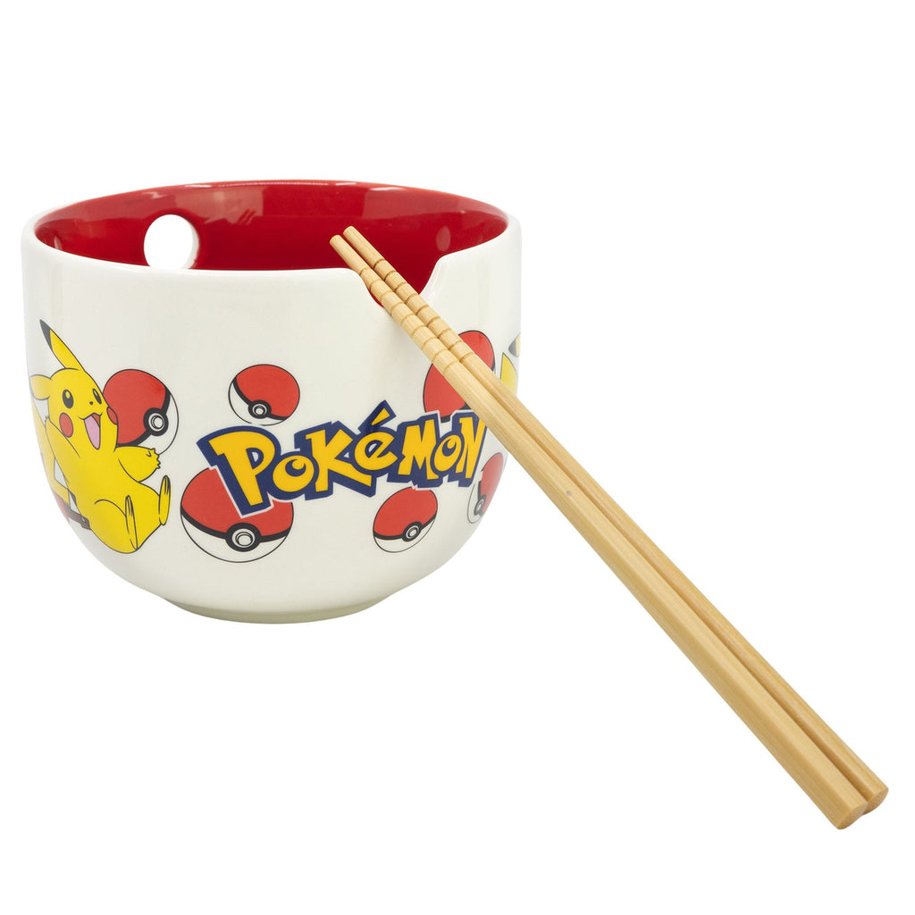 Zdjęcie produktu Miska ramen Pokémon z pałeczkami Face