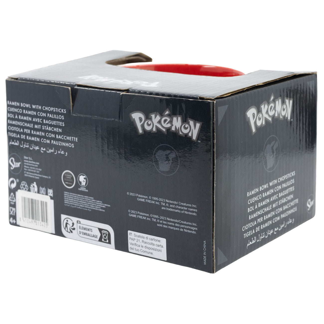 Zdjęcie produktu Miska ramen Pokémon z pałeczkami Face