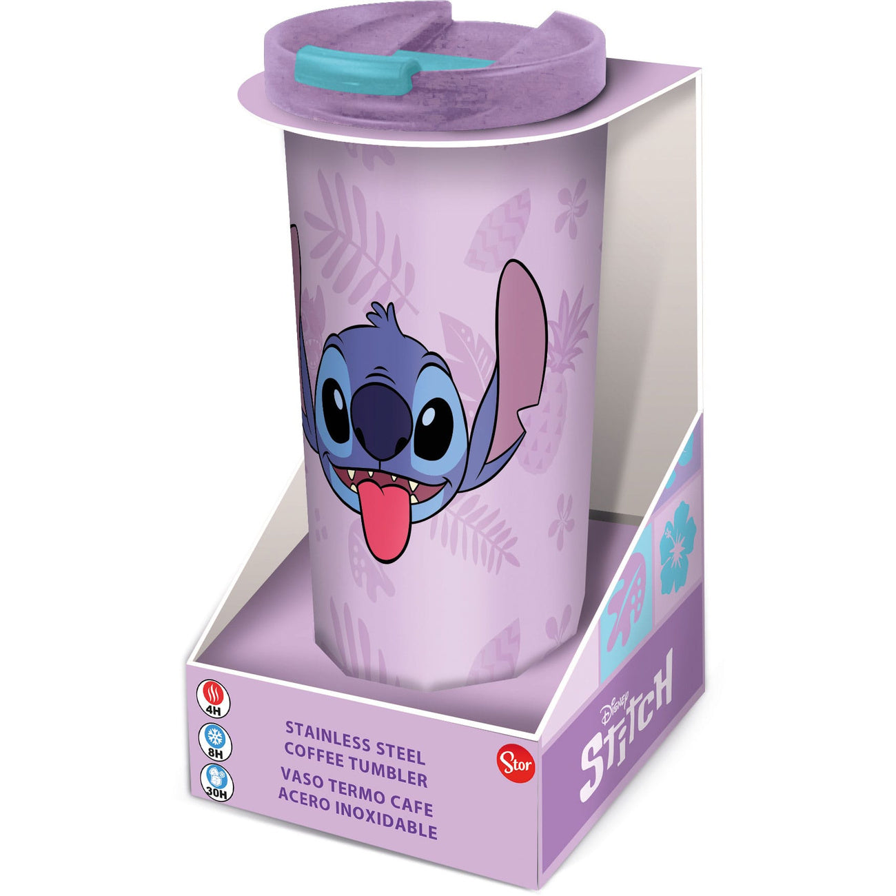 Zdjęcie produktu Lilo & Stitch stalowy kubek turystyczny Stitch Palms