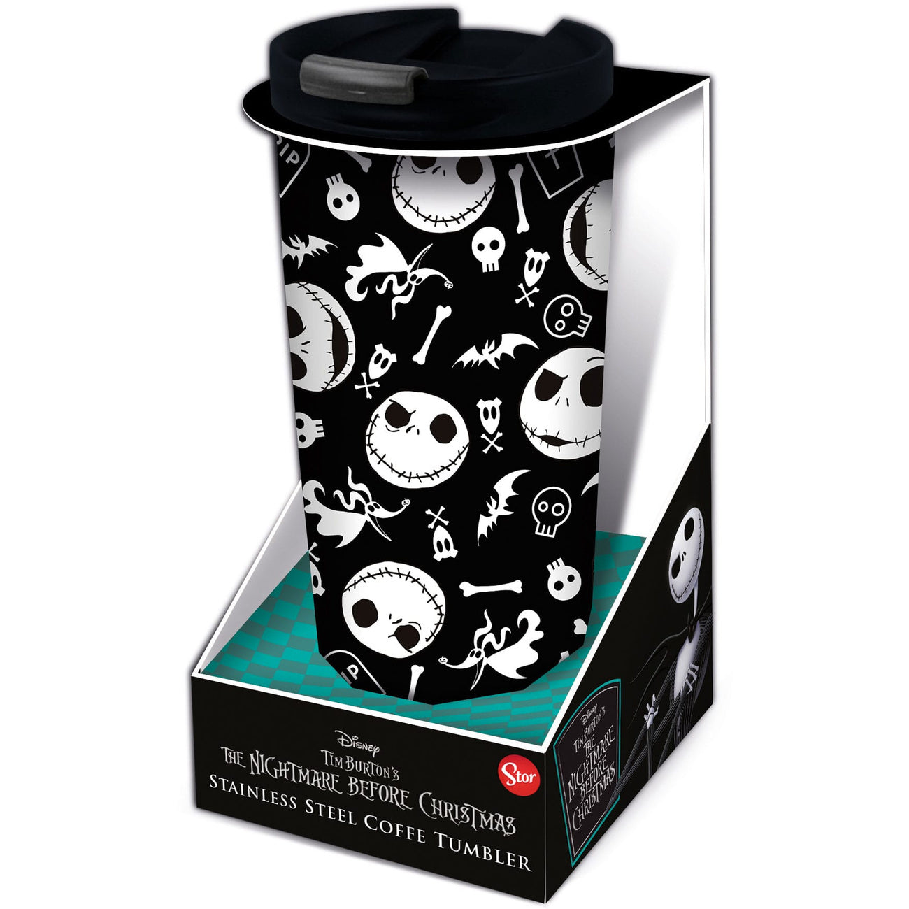 Zdjęcie produktu Nightmare Before Christmas stalowy kubek podróżny Jack's Face