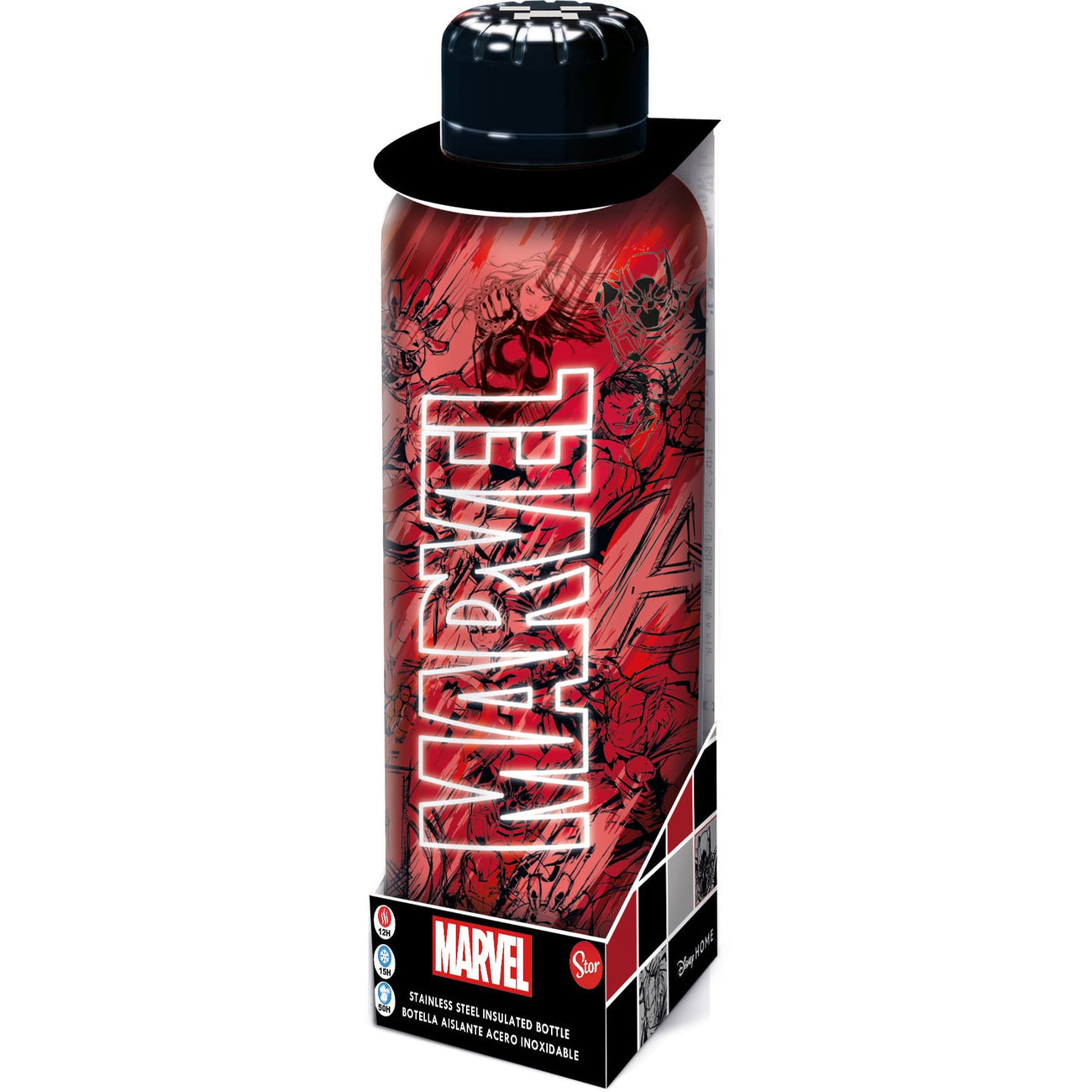 Product image Marvel Stainless Steel Water Bottle Marvel Pattern