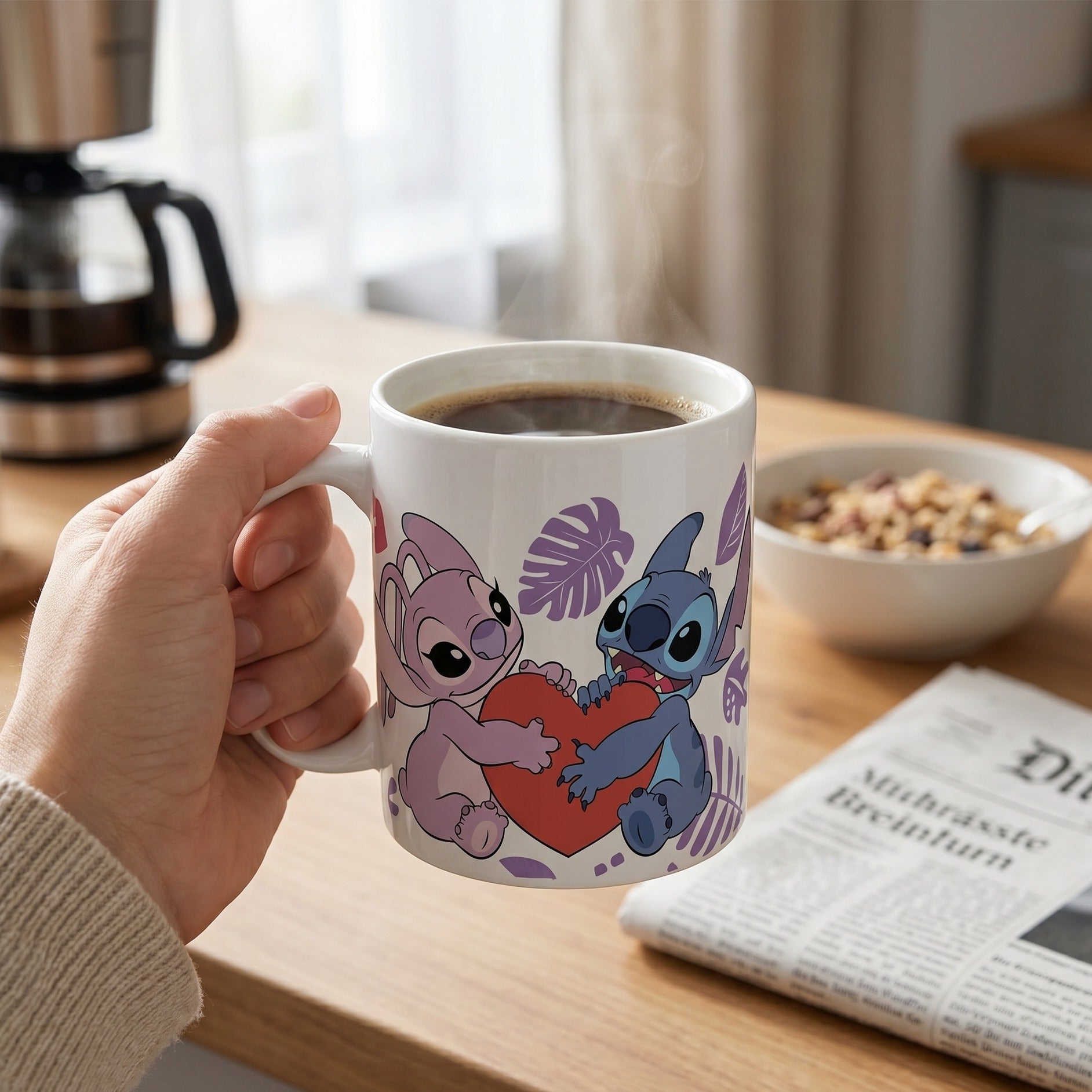 Product image Lilo & Stitch Mug Angel & Stitch Heart 325 ml