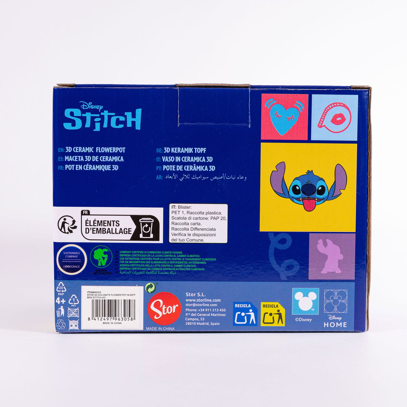 Zdjęcie produktu Lilo & Stitch 3D wazon na kwiaty Stitch