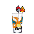 Product image Pokémon Glass Tumbler with Straws Charizard 480 ml