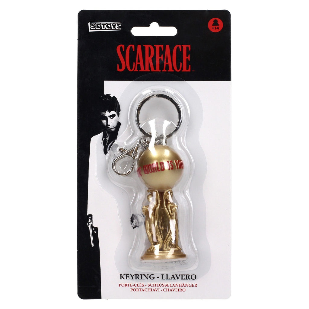 Zdjęcie produktu Brelok Scarface The World is Yours 2 cm