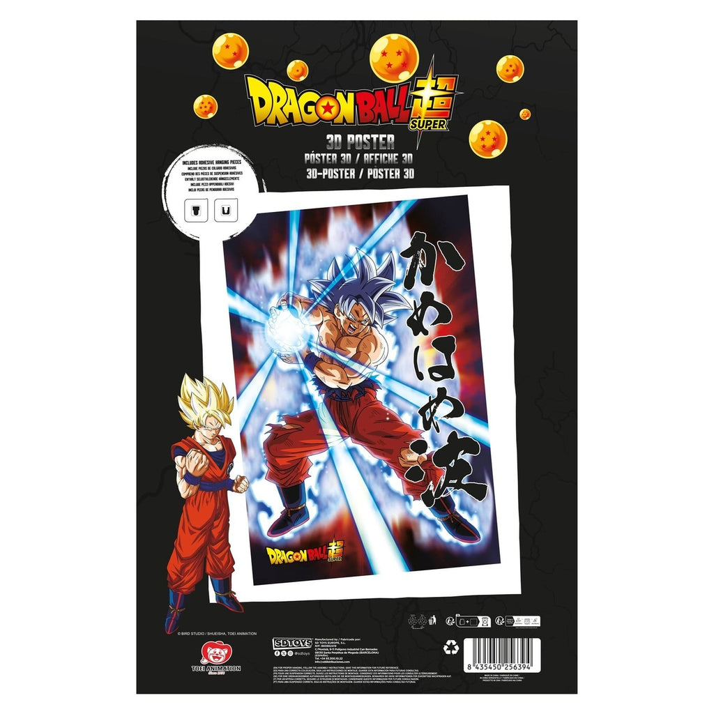 Zdjęcie produktu Dragon Ball Super Plakat 3D Survival Goku 38 x 58 cm