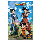 Zdjęcie produktu Dragon Ball Super Plakat 3D Battle of Gods Goku Vegeta Rodzina 38 x 58 cm