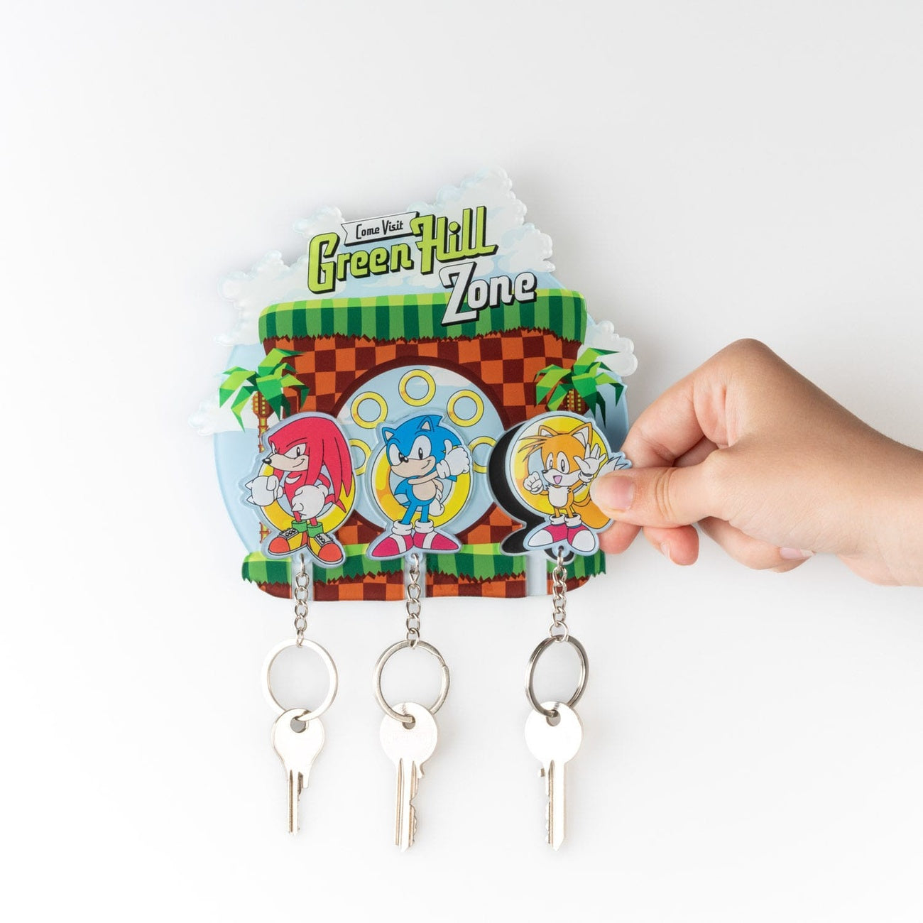 Product image Sonic the Hedgehog key rack incl. 3 keychains