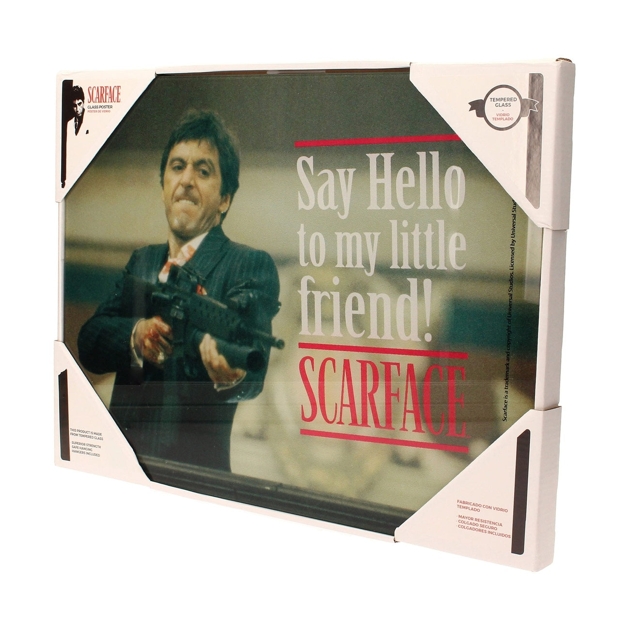 Product image Scarface Glass Poster Say Hello 40 x 30 cm