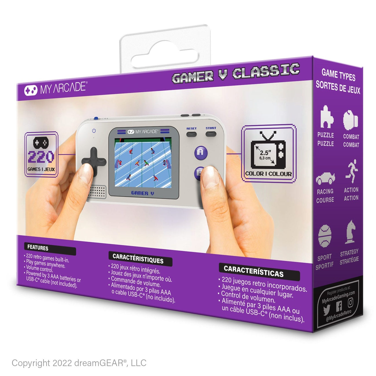 Zdjęcie produktu My Arcade przenośna konsola do gier Gamer V Classic