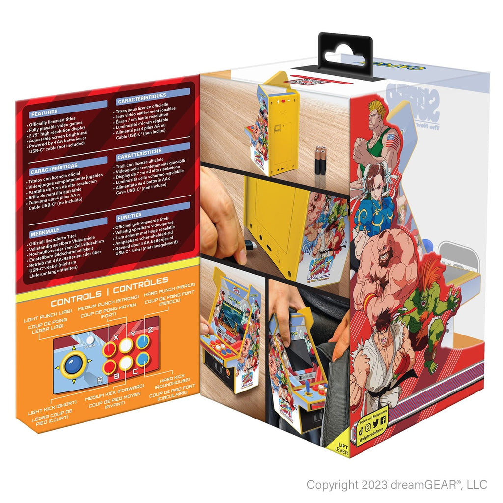 Product image Super Street Fighter II Portable Console Retro Arcade Micro Player Pro