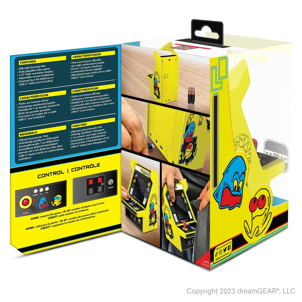 Zdjęcie produktu Przenośna konsola Pac-Man Retro Arcade Micro Player Pro
