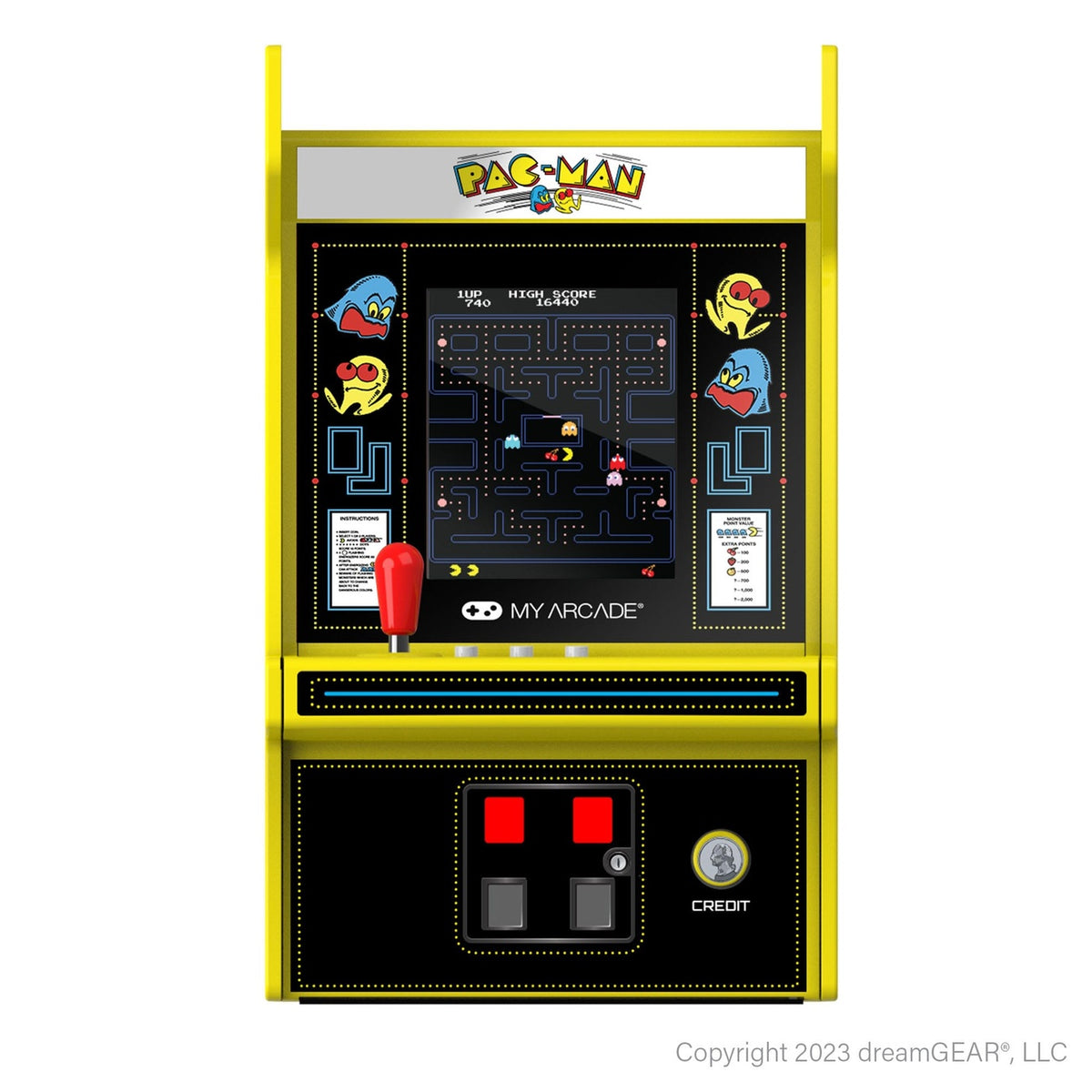 Zdjęcie produktu Przenośna konsola Pac-Man Retro Arcade Micro Player Pro