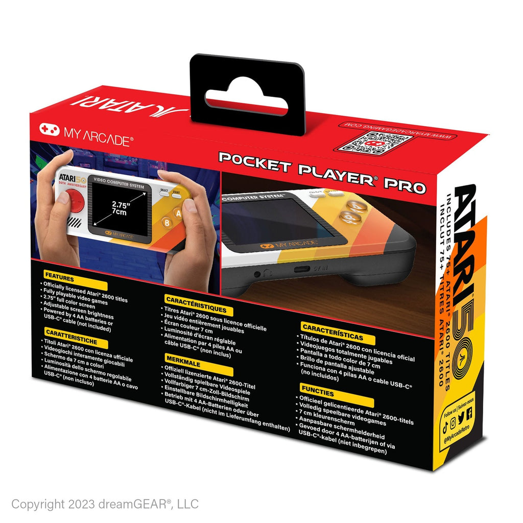 Zdjęcie produktu Przenośna konsola do gier Atari Pocket Player Pro