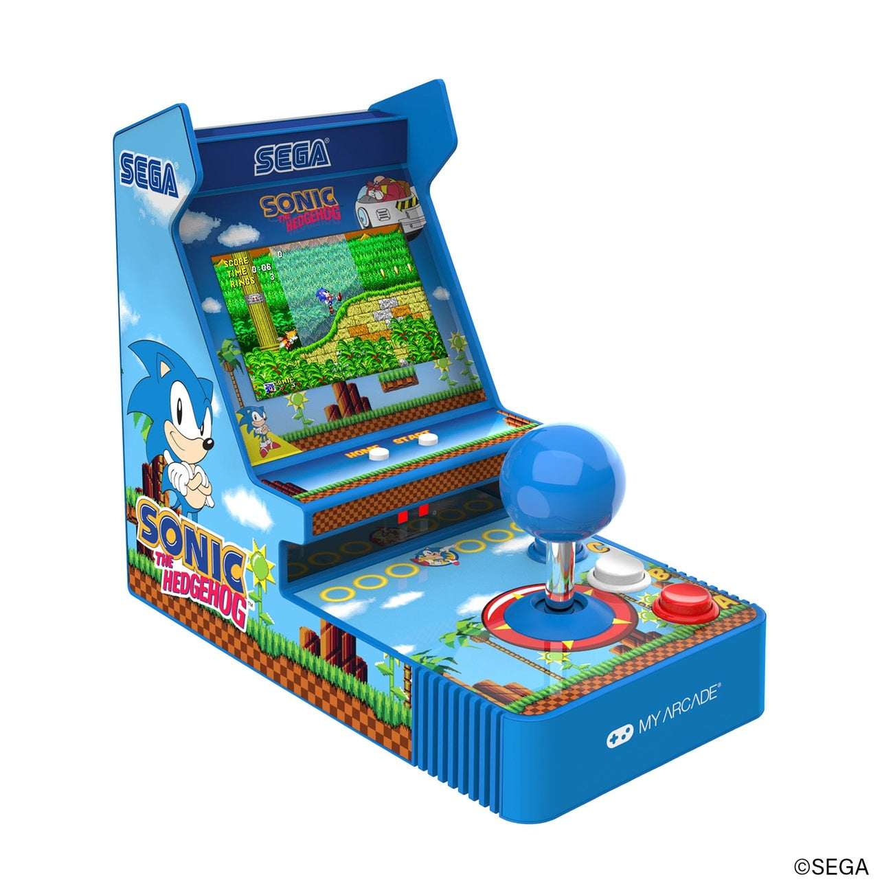 Zdjęcie produktu Sonic The Hedgehog przenośna konsola do gier Retro Arcade Joystick Player