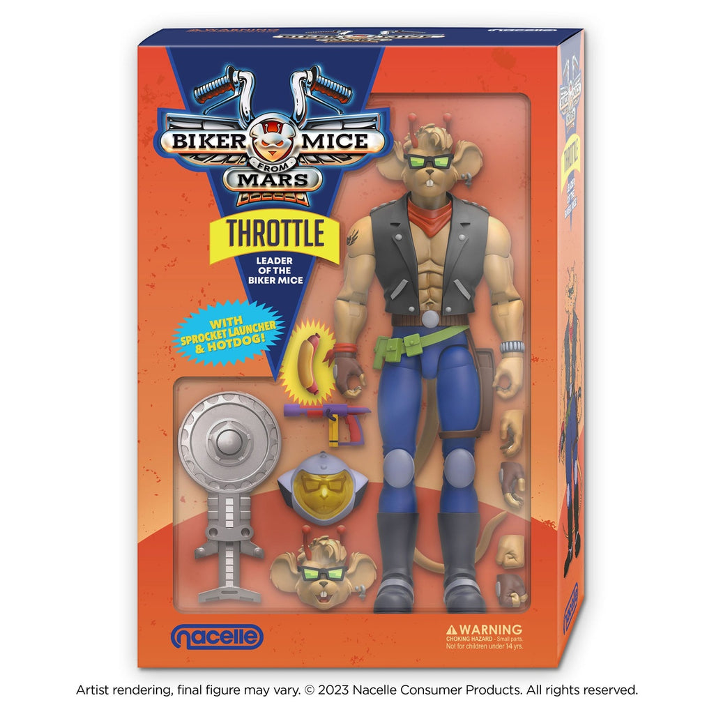 Product image Biker Mice From Mars Action Figure Throttle 18 cm