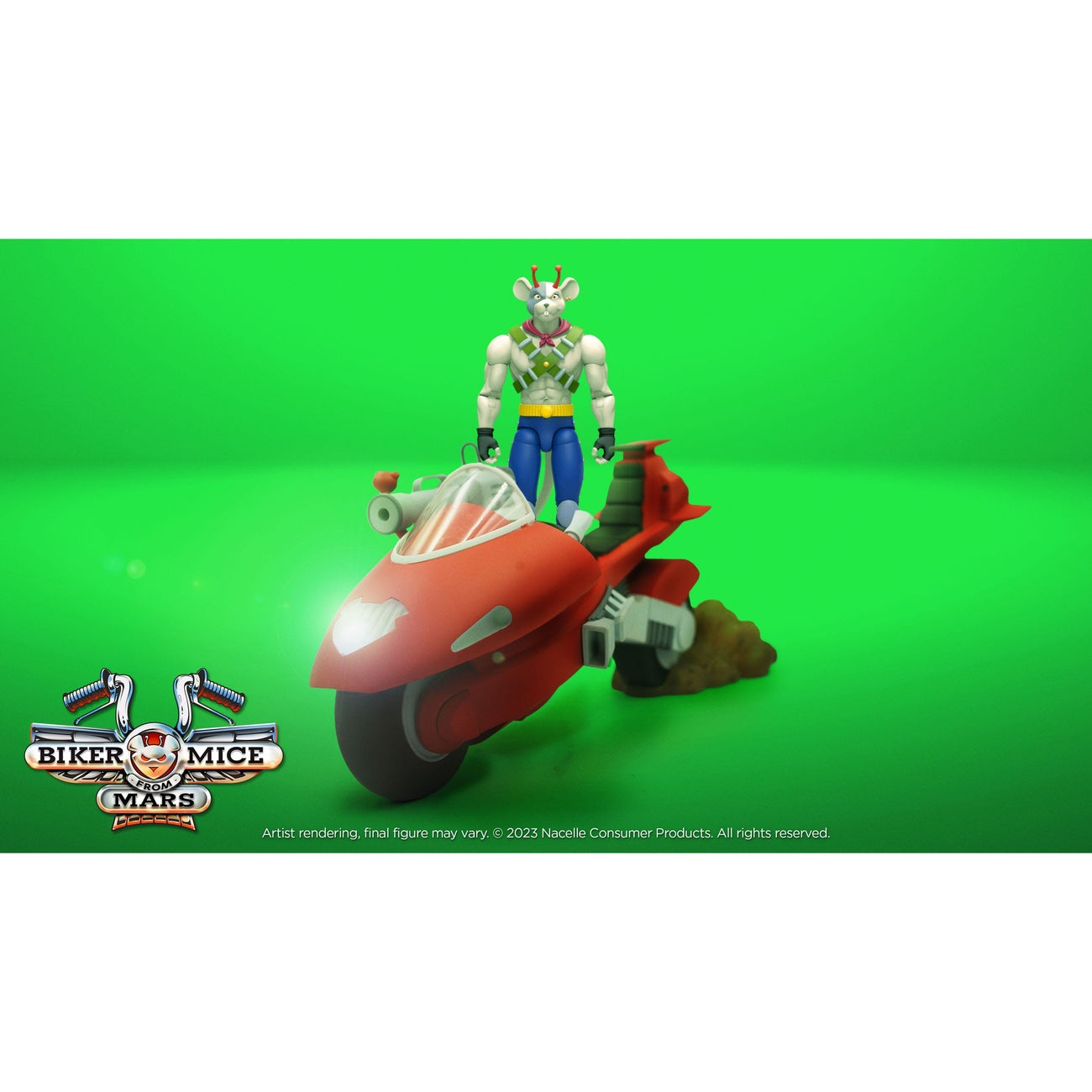 Zdjęcie produktu Biker Mice From Mars Pojazd Vinnie's Radical Rocket Sled 25 cm