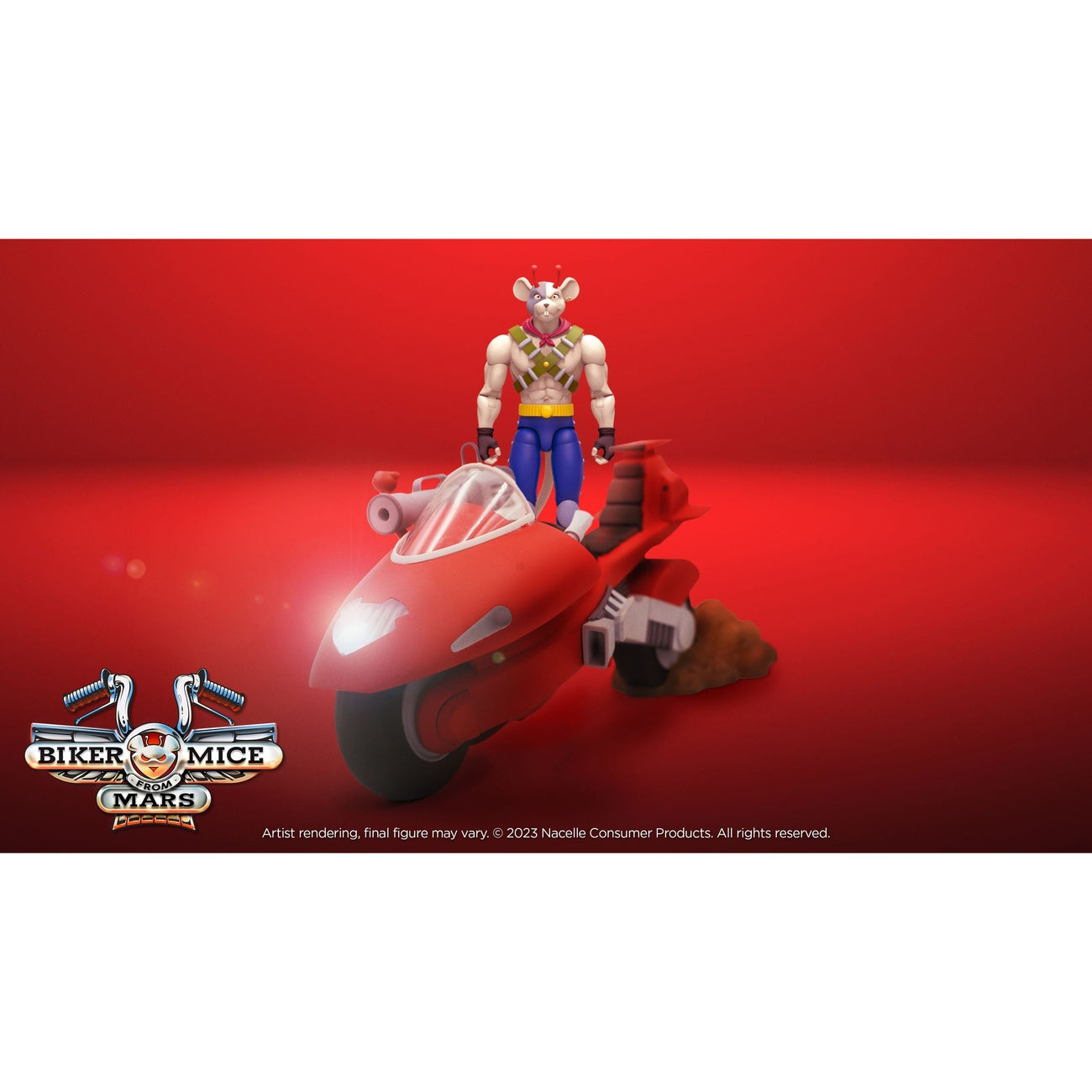 Zdjęcie produktu Biker Mice From Mars Pojazd Vinnie's Radical Rocket Sled 25 cm