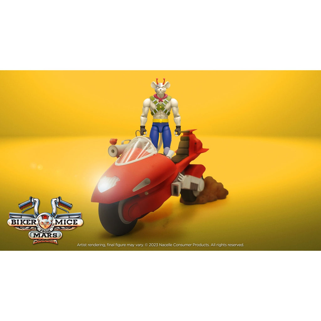 Zdjęcie produktu Biker Mice From Mars Pojazd Vinnie's Radical Rocket Sled 25 cm