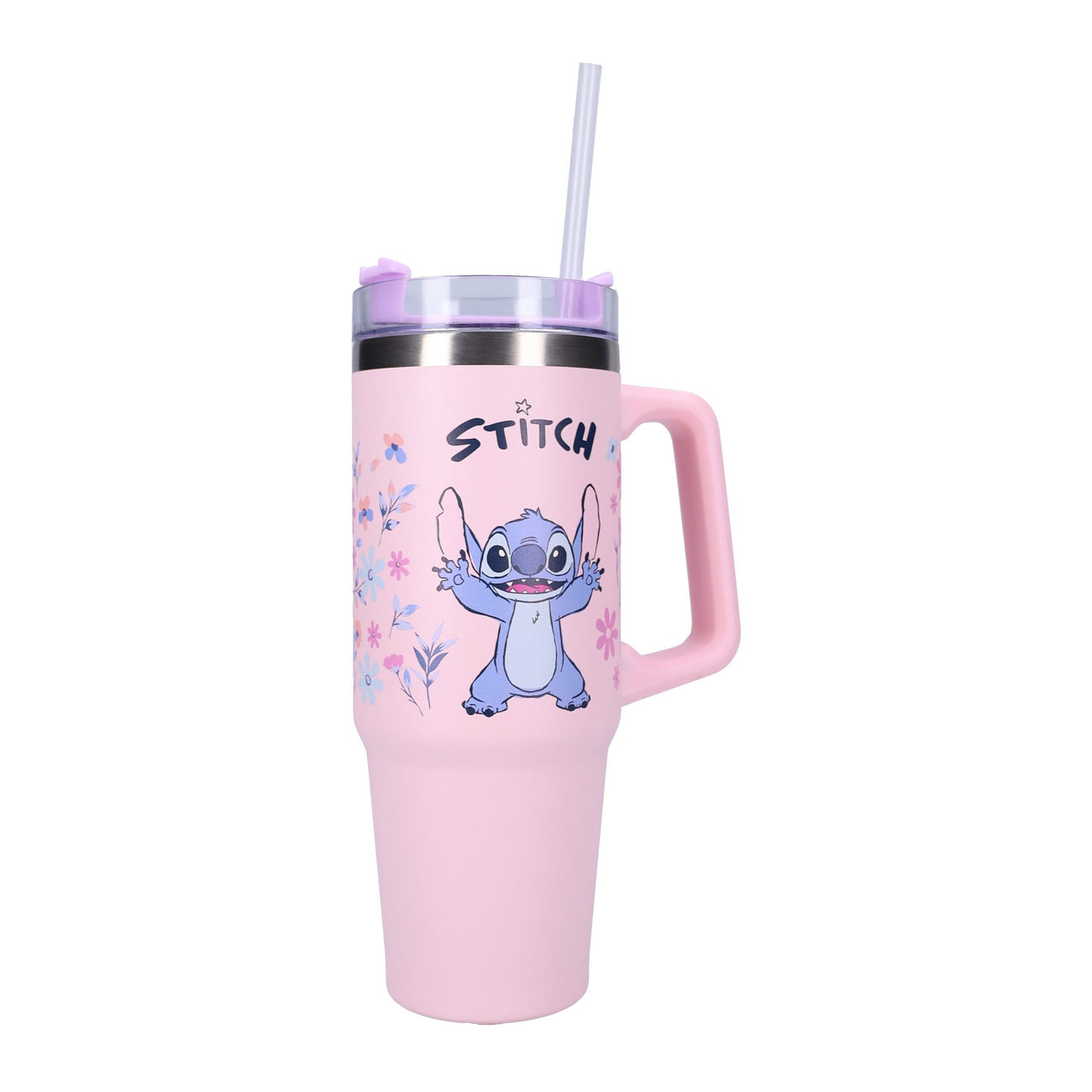Zdjęcie produktu Lilo & Stitch Butelka na Wodę Bottled Bliss Różowa 900 ml