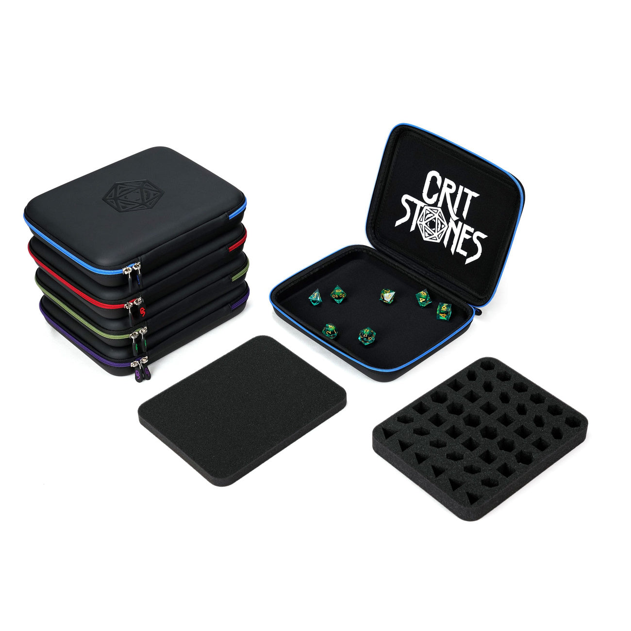 Product image CritStones Dice Pouch Arcanum Red