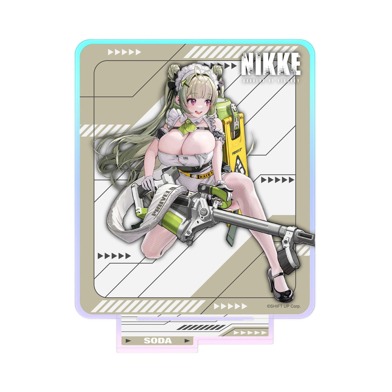 Product image Goddess of Victory: Nikke Crouching Series Acrylic Stand Soda Holographic 14 cm