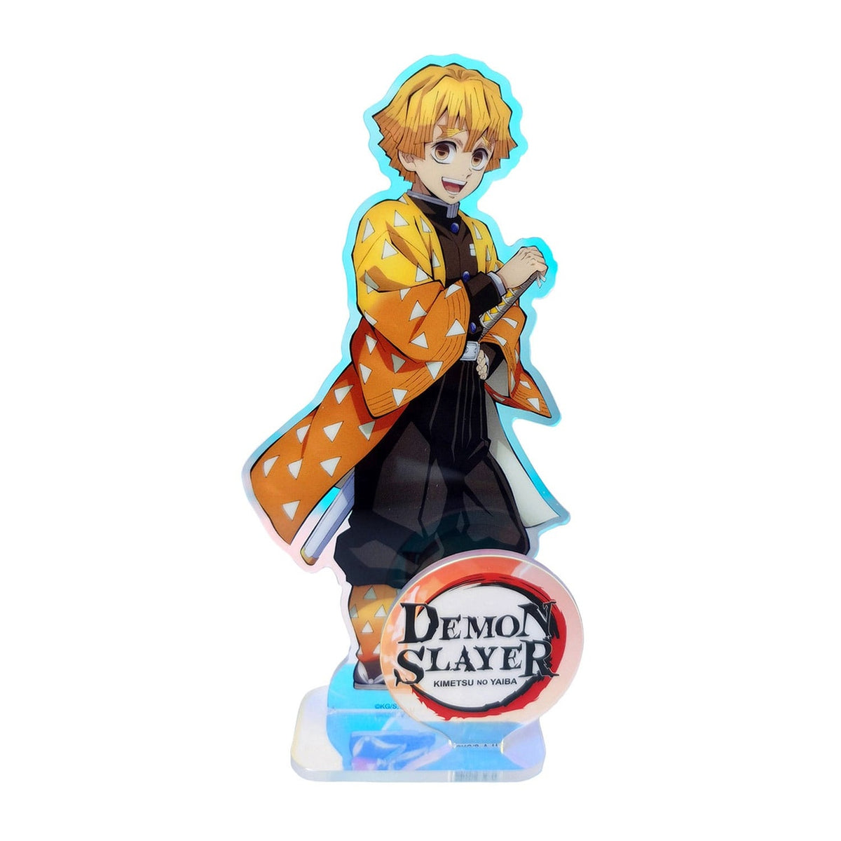 Zdjęcie produktu Demon Slayer: Kimetsu no Yaiba Akrylowy Stojak Zenitsu Holographic 15 cm