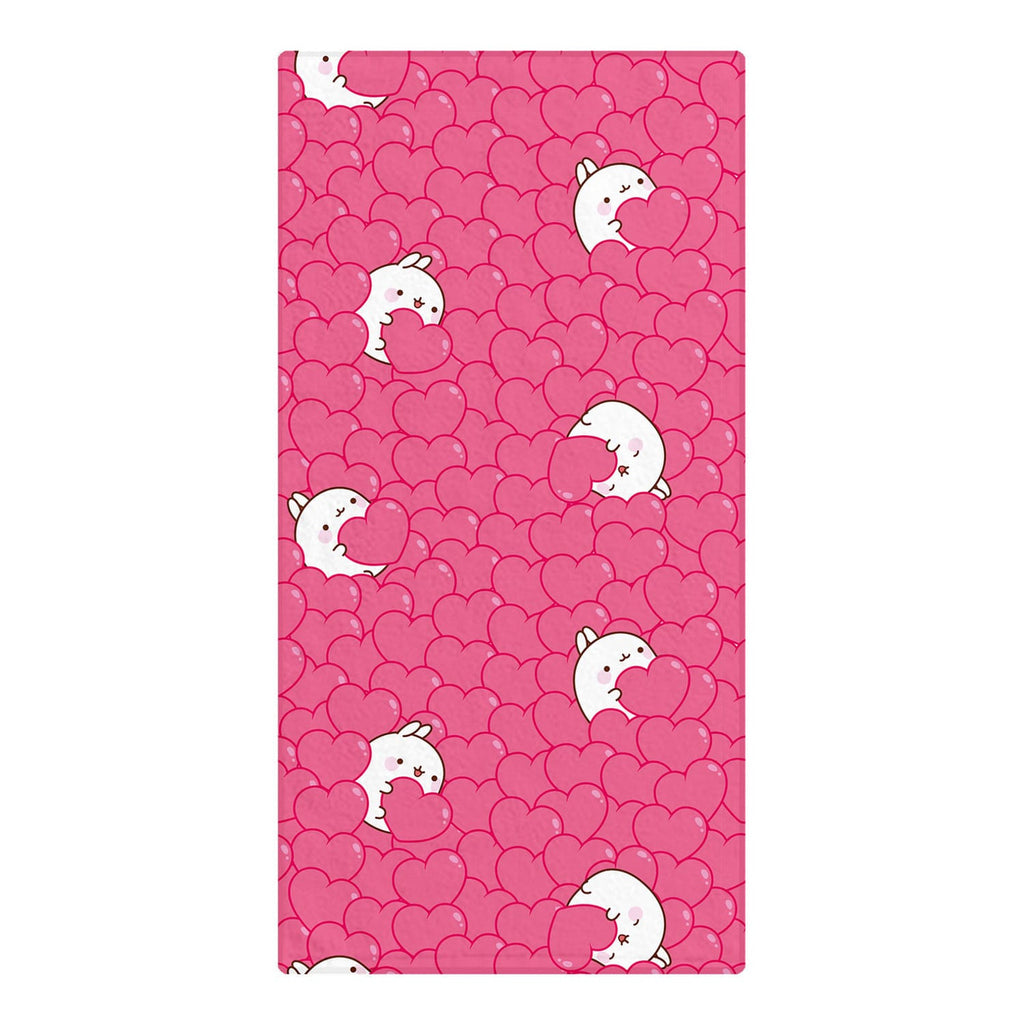 Zdjęcie produktu Ręcznik Molang Hearts 150 x 75 cm