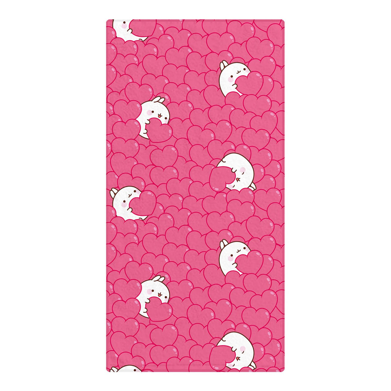 Zdjęcie produktu Ręcznik Molang Hearts 150 x 75 cm