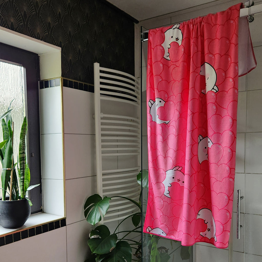 Zdjęcie produktu Ręcznik Molang Hearts 150 x 75 cm