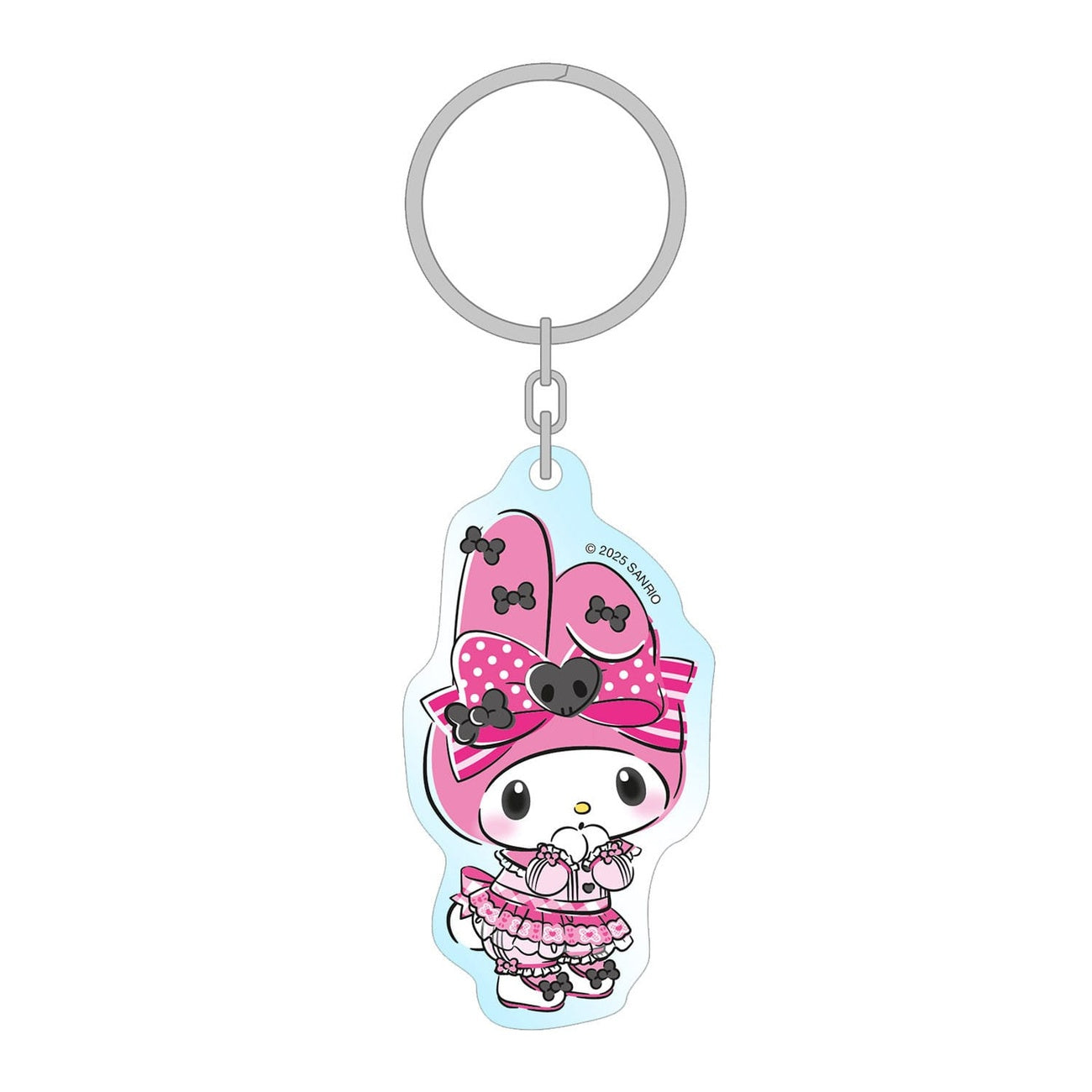 Zdjęcie produktu Sanrio Pink Black Party Series brelok akrylowy My Melody 7 cm