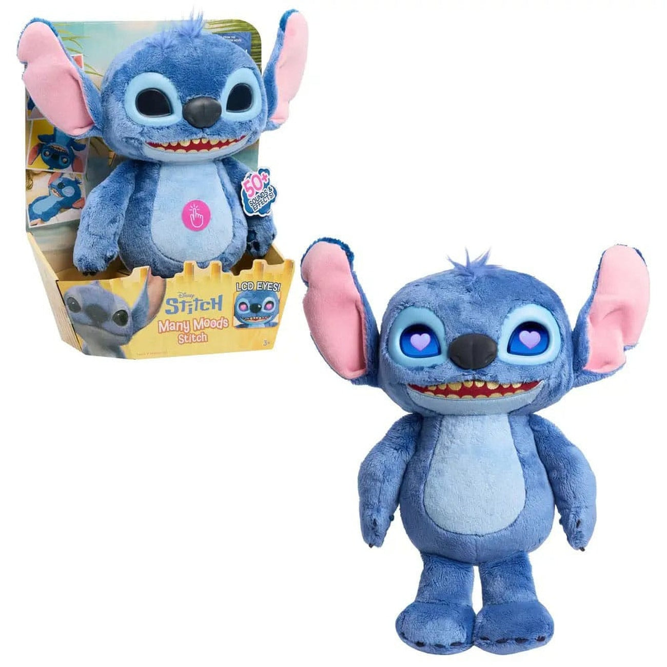 Product image Lilo & Stitch plush figure with LCD special effects and sounds The Many Mood Stitch 36 cm