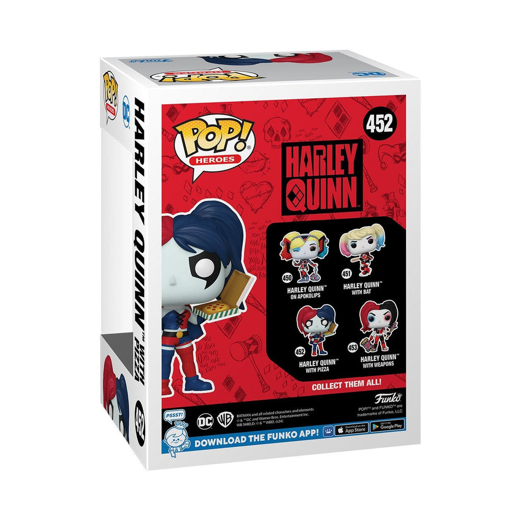 Zdjęcie produktu DC Comics: Harley Quinn Takeover POP! Heroes figurka winylowa Harley with Pizza 9 cm