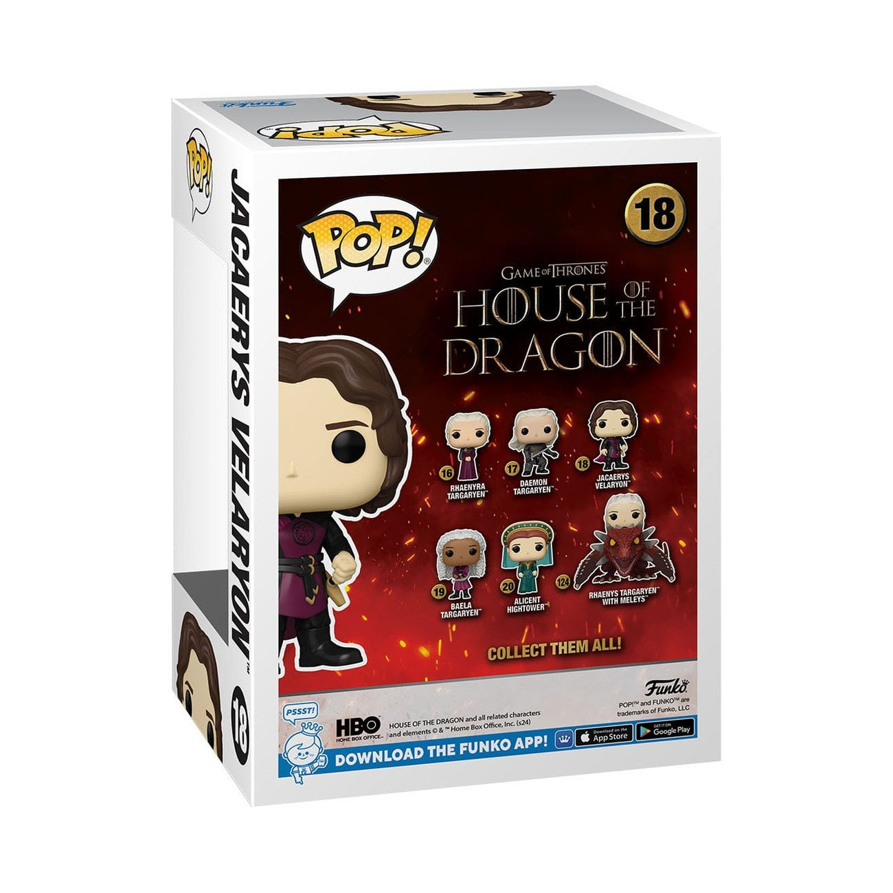 Zdjęcie produktu House of the Dragon POP! TV figurka winylowa Jarcarys Valaryon 9 cm