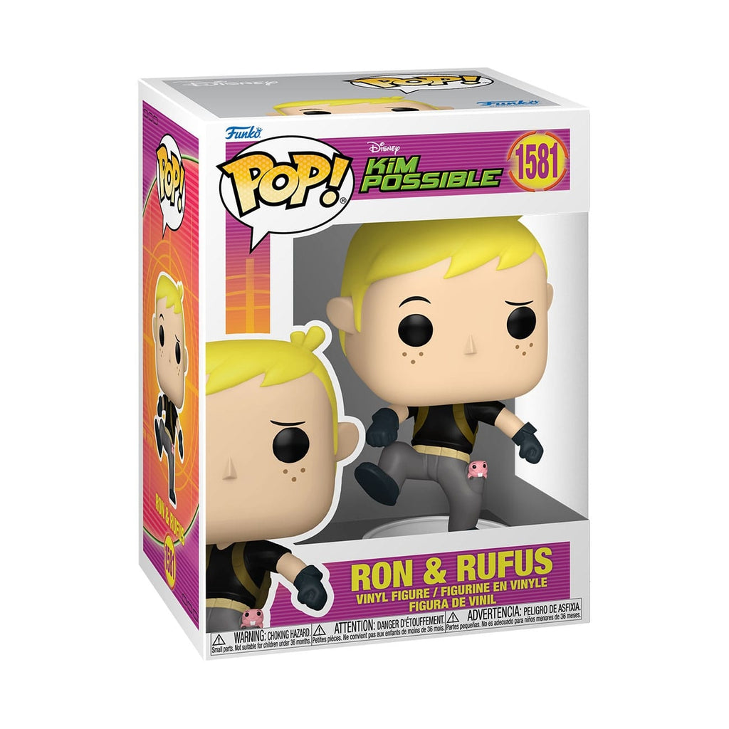 Zdjęcie produktu Kim Possible figurka POP! Vinyl Ron z Rufusem 9 cm
