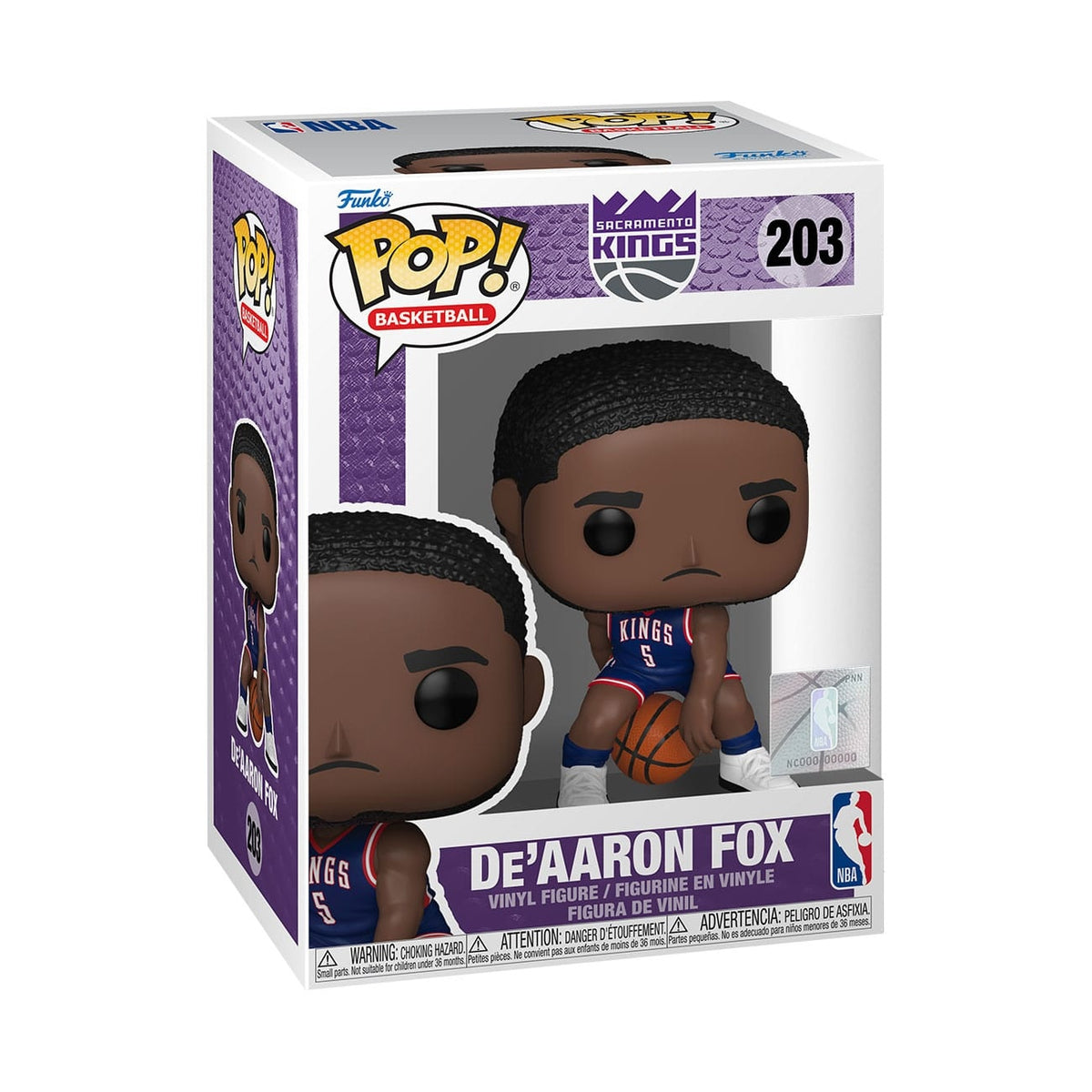 Zdjęcie produktu NBA Legends POP! Sports figurka winylowa Kings - De'Aaron Fox (CE 24) 9 cm