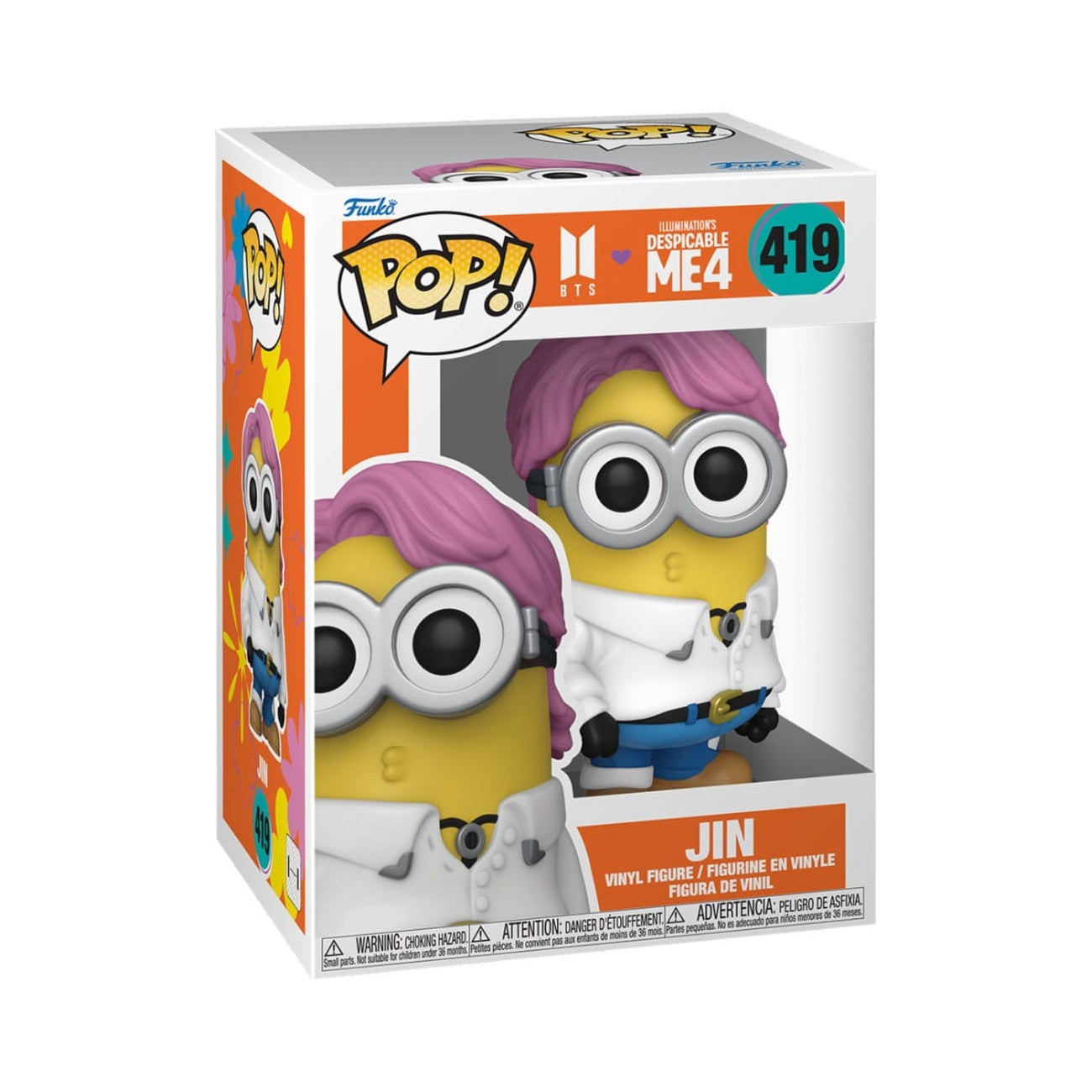 Zdjęcie produktu Minions x BTS POP! Rocks – figurka winylowa Jin 9 cm