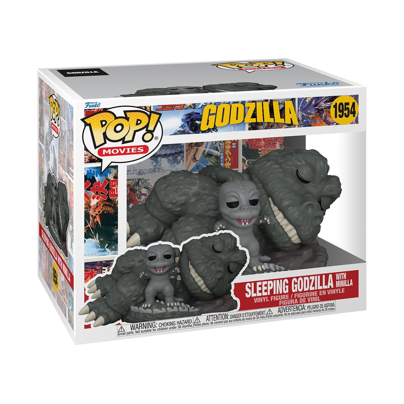 Zdjęcie produktu Godzilla Super Sized POP! Movies figurka winylowa Sleeping Godzilla with Minilla 15 cm