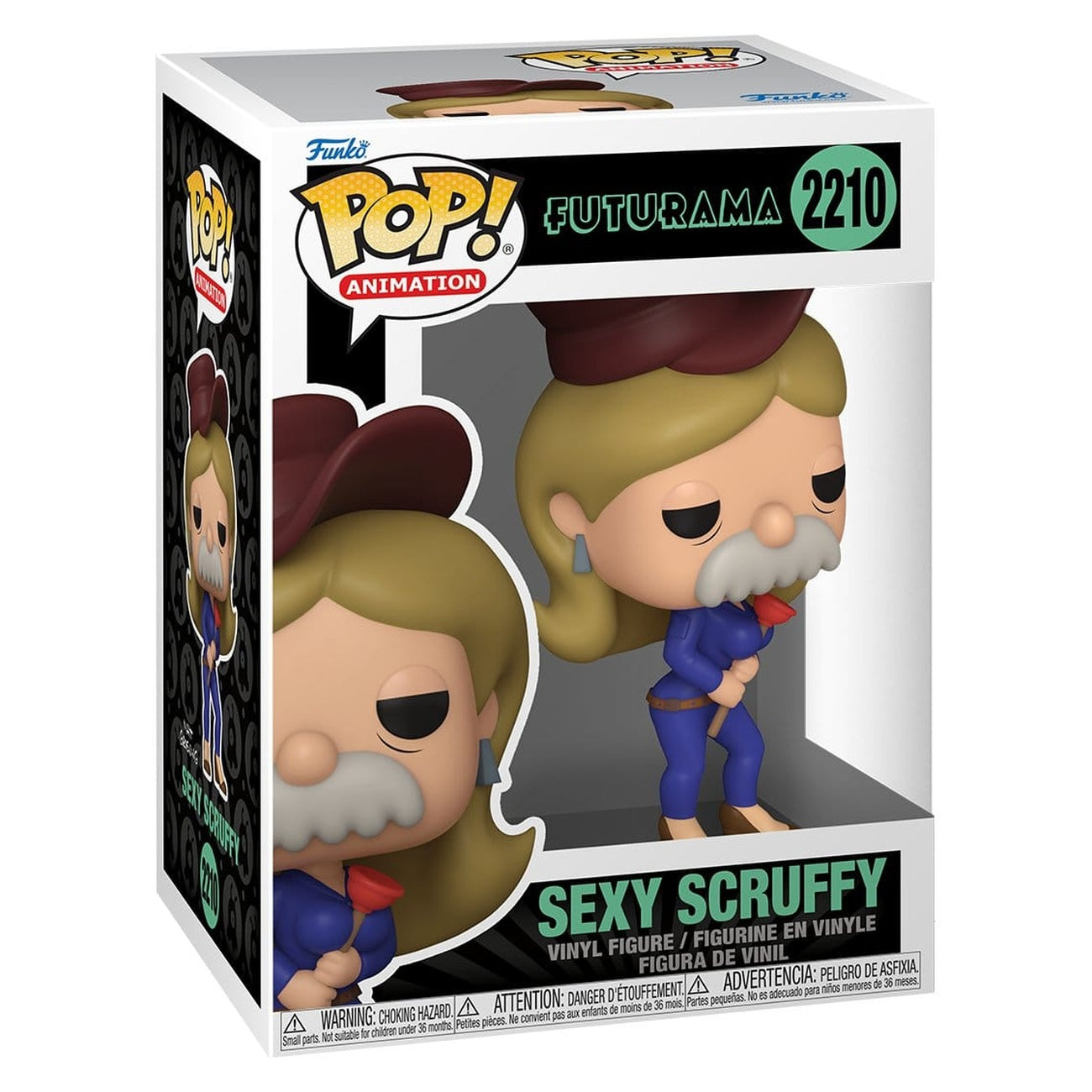 Zdjęcie produktu Futurama Pop! Animation figurka winylowa Sexy Scruffy 9 cm