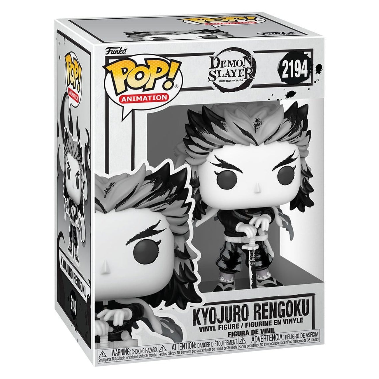 Zdjęcie produktu Demon Slayer: Kimetsu no Yaiba POP! Animation figurka winylowa Rengoku (Sumi-Ink) 9 cm