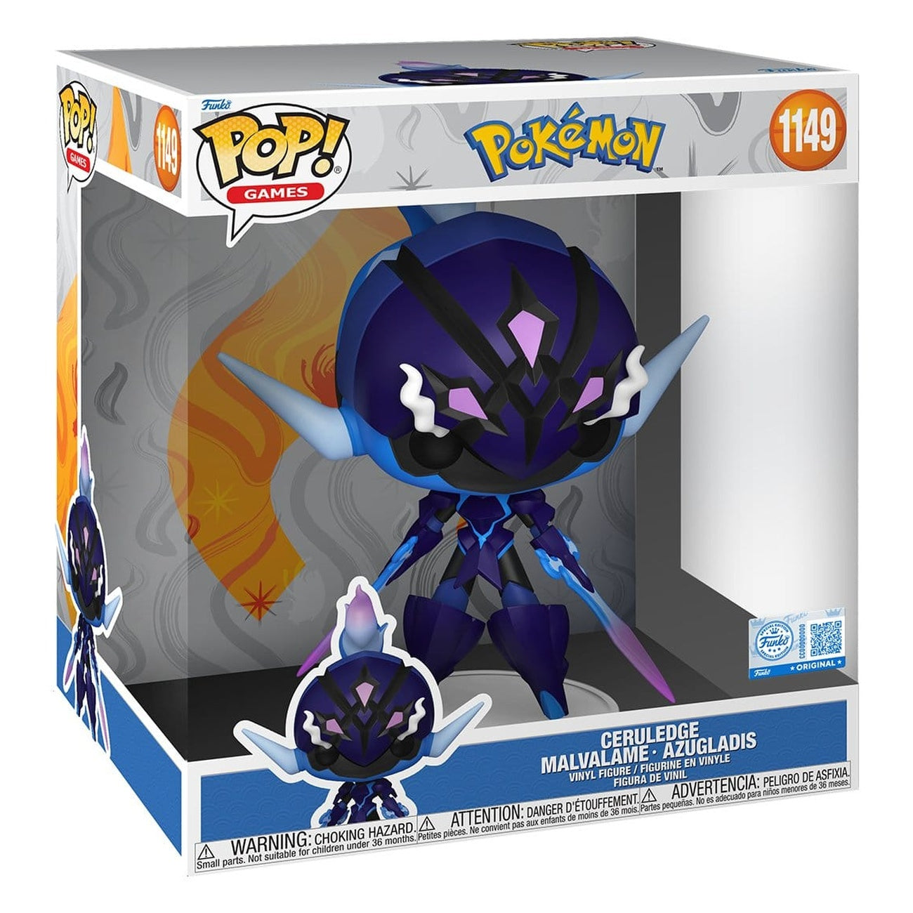 Zdjęcie produktu Pokémon Super Sized Jumbo Figurka POP! Vinyl Ceruledge 25 cm