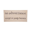 Product image The Hobbit Replica Shield No Admittance