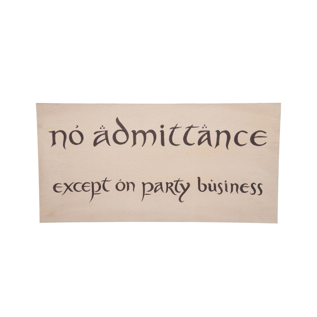 Zdjęcie produktu Hobbit Replika Tarcza No Admittance