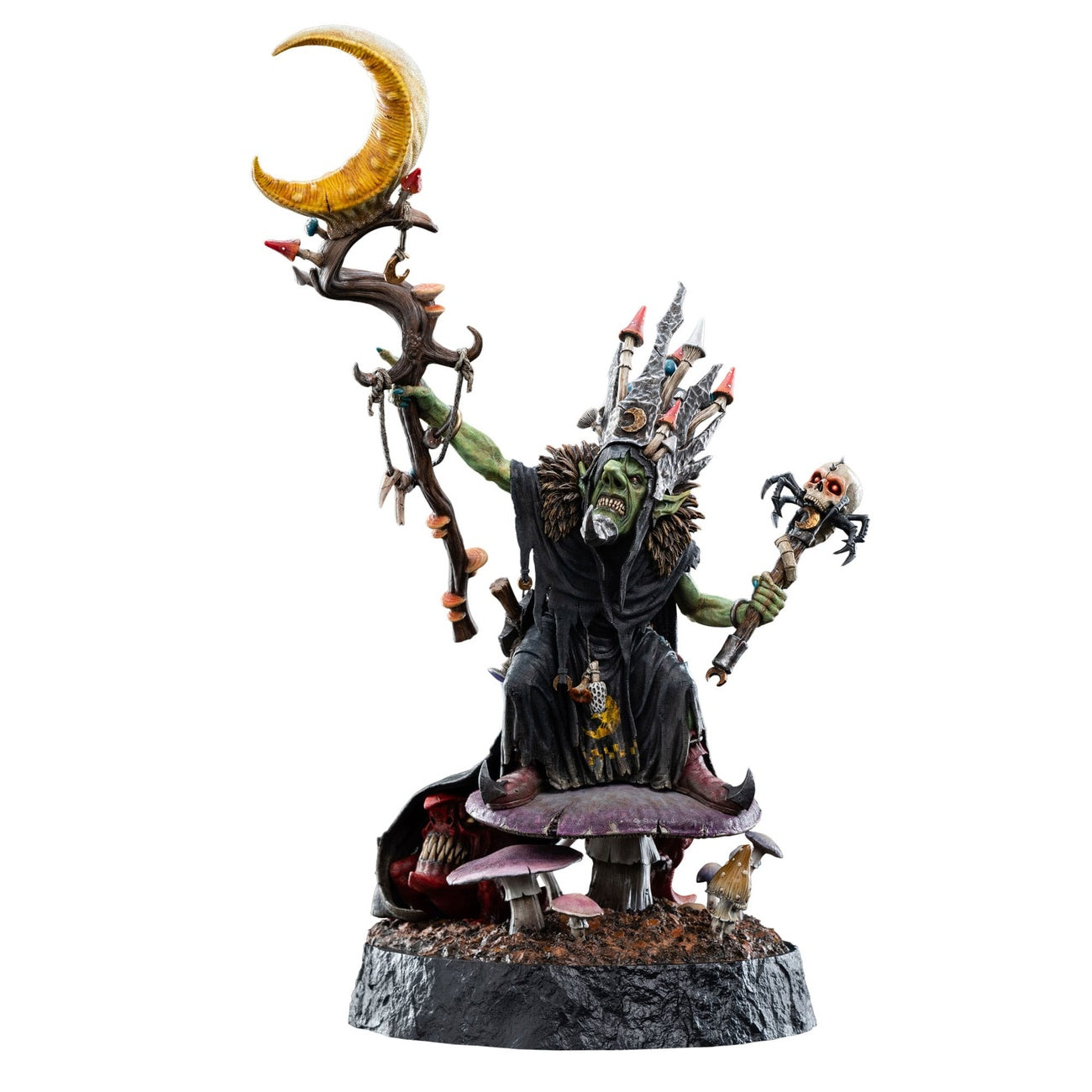 Zdjęcie produktu Warhammer: Age of Sigmar Figura 1/6 Skragrott the Loonking Limited Edition 41 cm