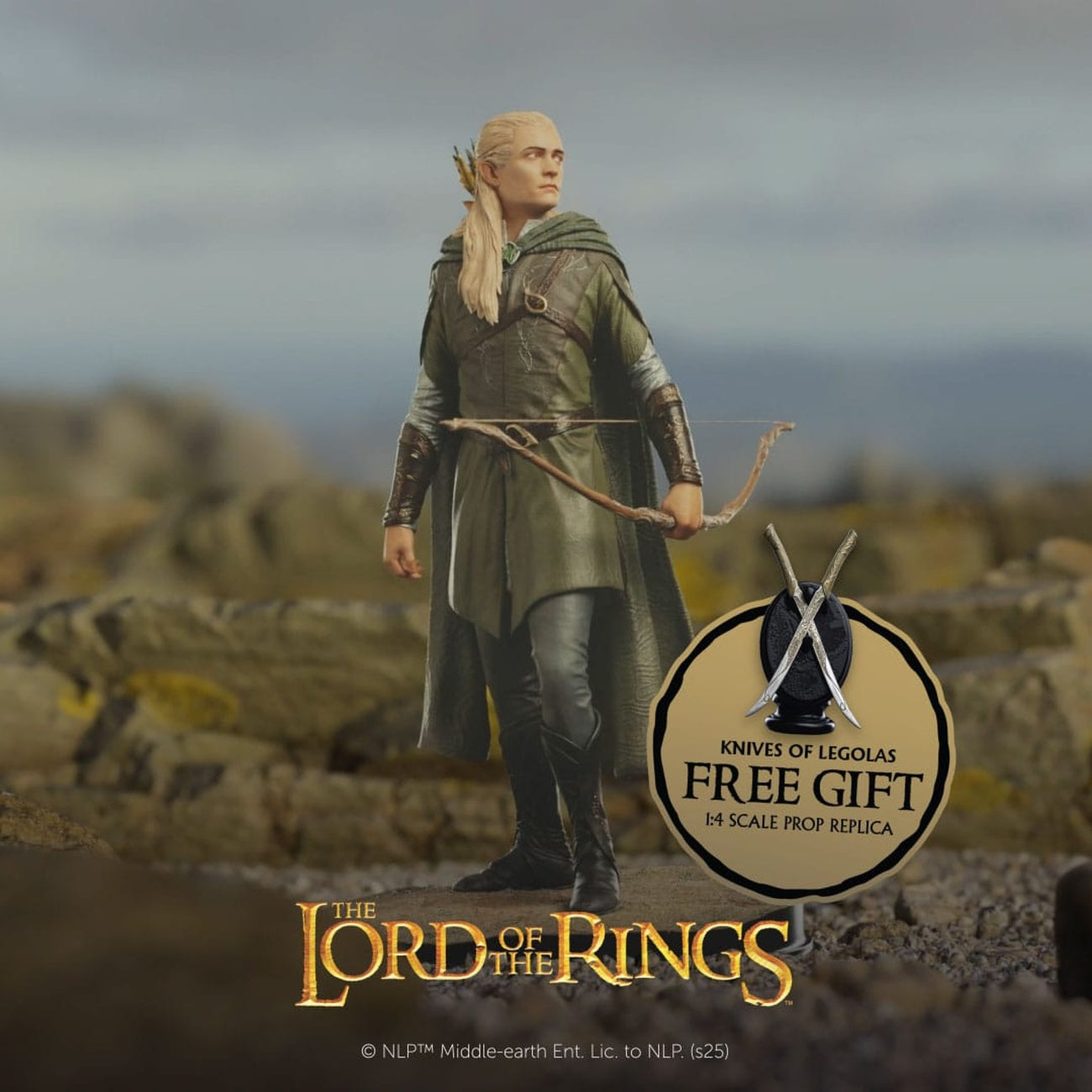 Zdjęcie produktu Władca Pierścieni Classic Series Figura 1/6 Legolas, Hunter of the Plains Limited Edition 32 cm
