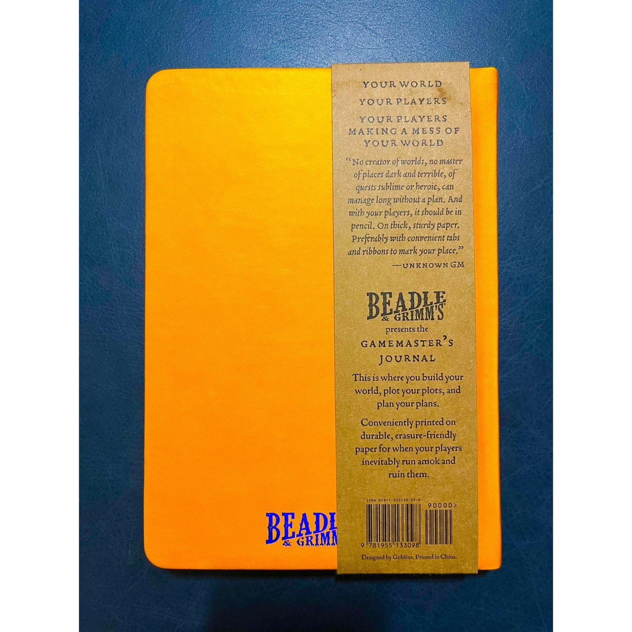 Product image Notebook A5 Gamemaster's Journal Orange Portal